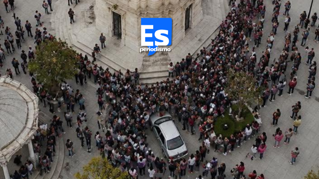 Ebrio conductor subió a Plaza