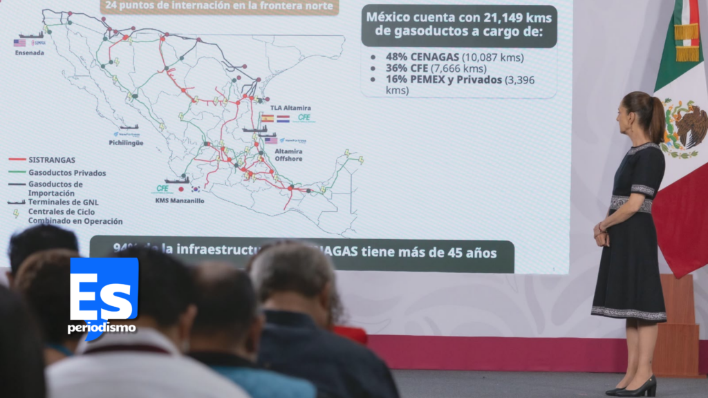 Anuncia Sheinbaum Plan de Gasoductos