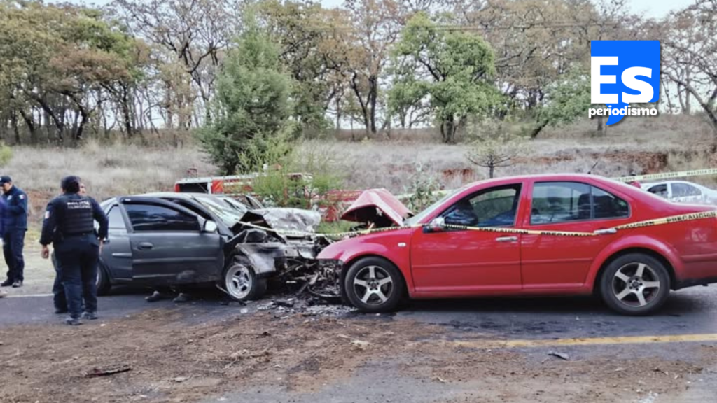 Choque frontal deja 2 personas sin vida