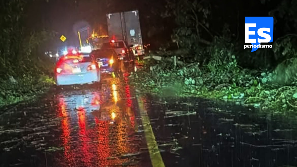 Tormenta causa estragos en carreteras