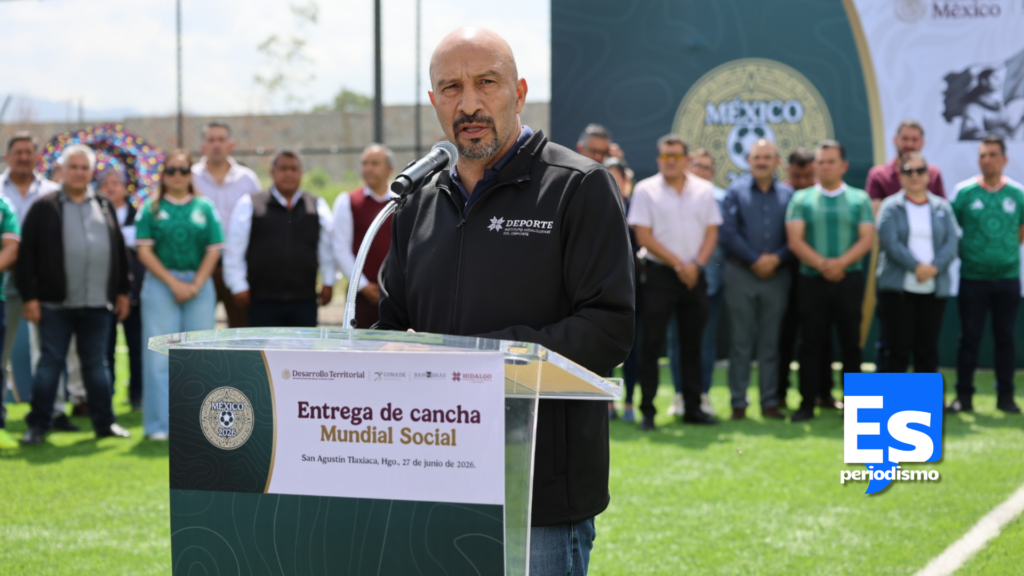 Hidalgo avanza con la construcción de 27 canchas