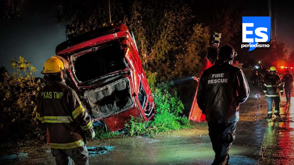 Conductor muere en canal de riego