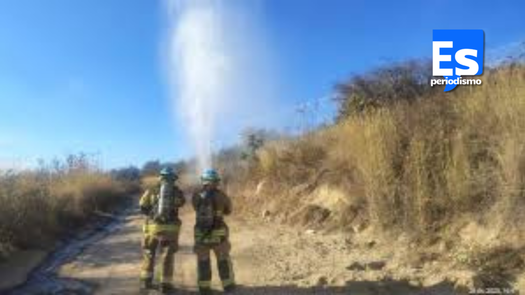 Fuga de gas en toma clandestina