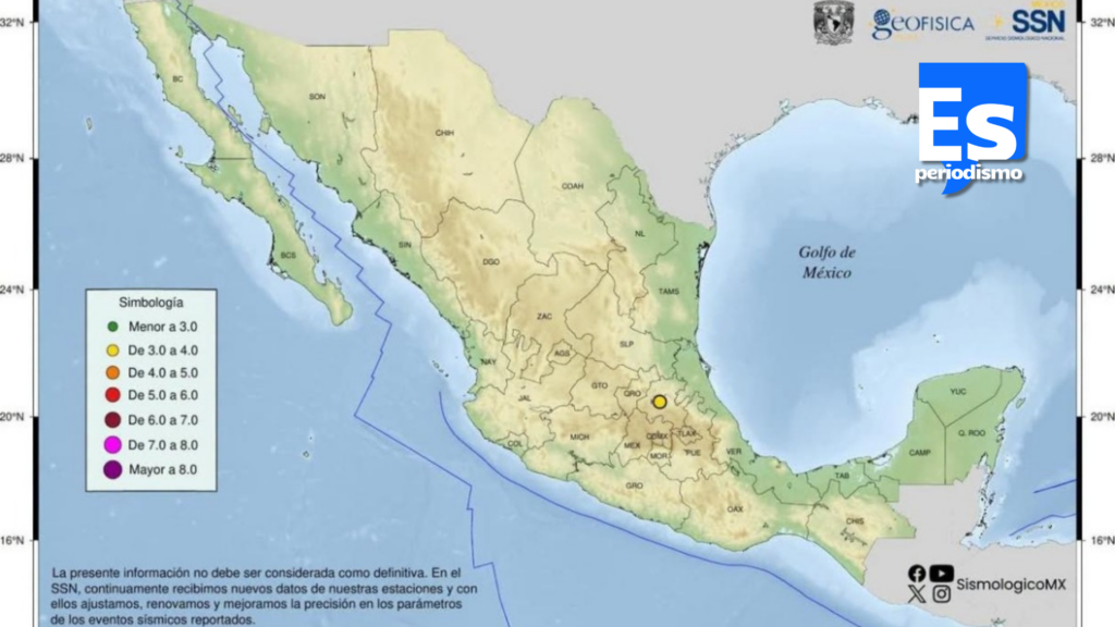 Tembló en Progreso de Obregón e Ixmiquilpan
