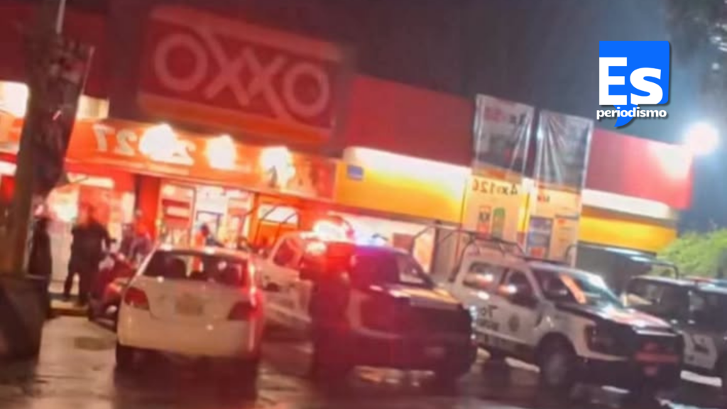 Violento asalto a un Oxxo