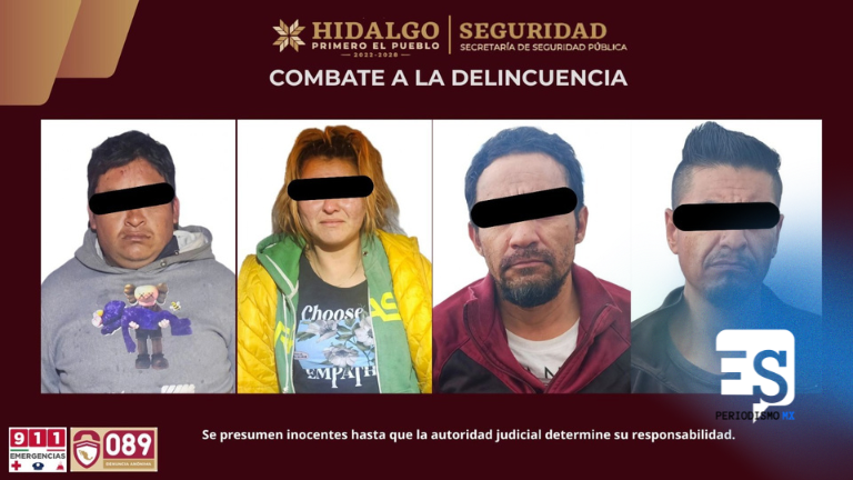 Aseguran a cuatro personas relacionadas