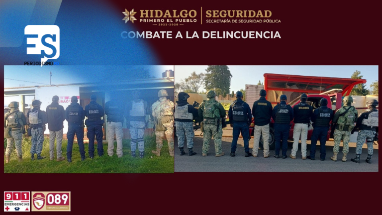 En dos cateos agentes y militares