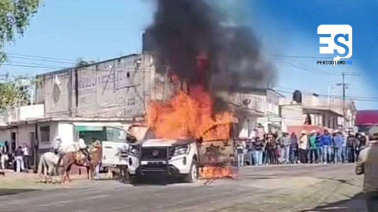 Protesta en contra de carretera deriva