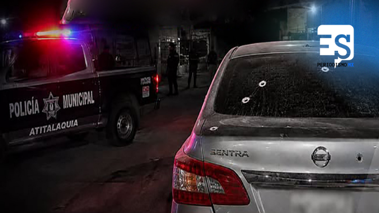 Balean vehículo en la vía pública