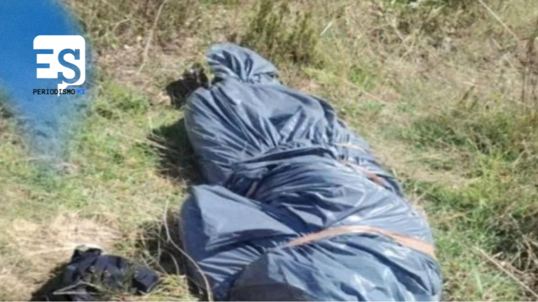 Encuentran cadáver embolsado