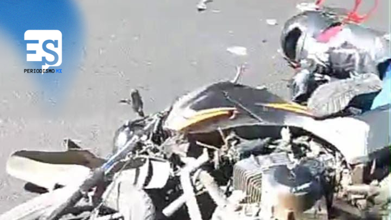 Impresionante muerte de motociclista