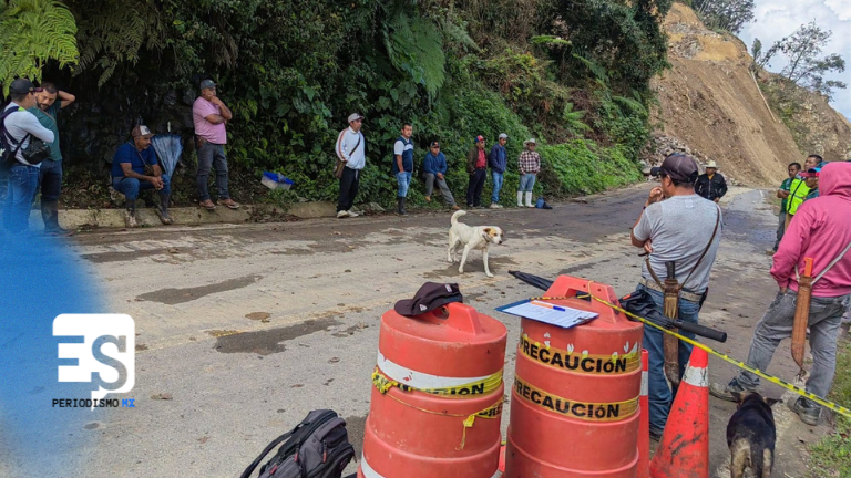 Cierran tramo carretero