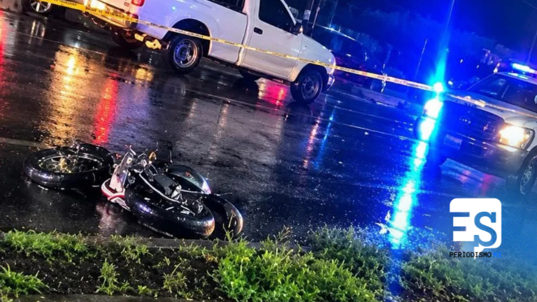 Revolvedora impactó motocicleta