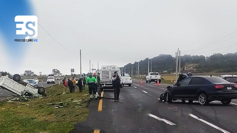 Choque y volcadura