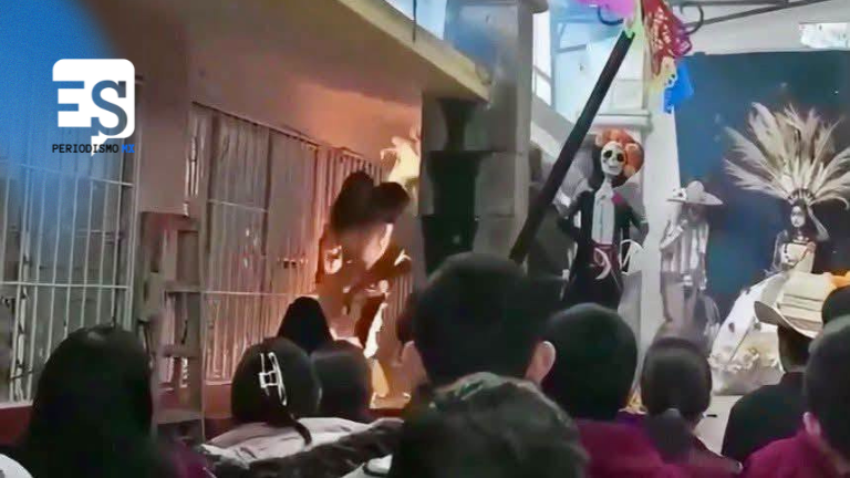 Estudiante sufrió quemaduras